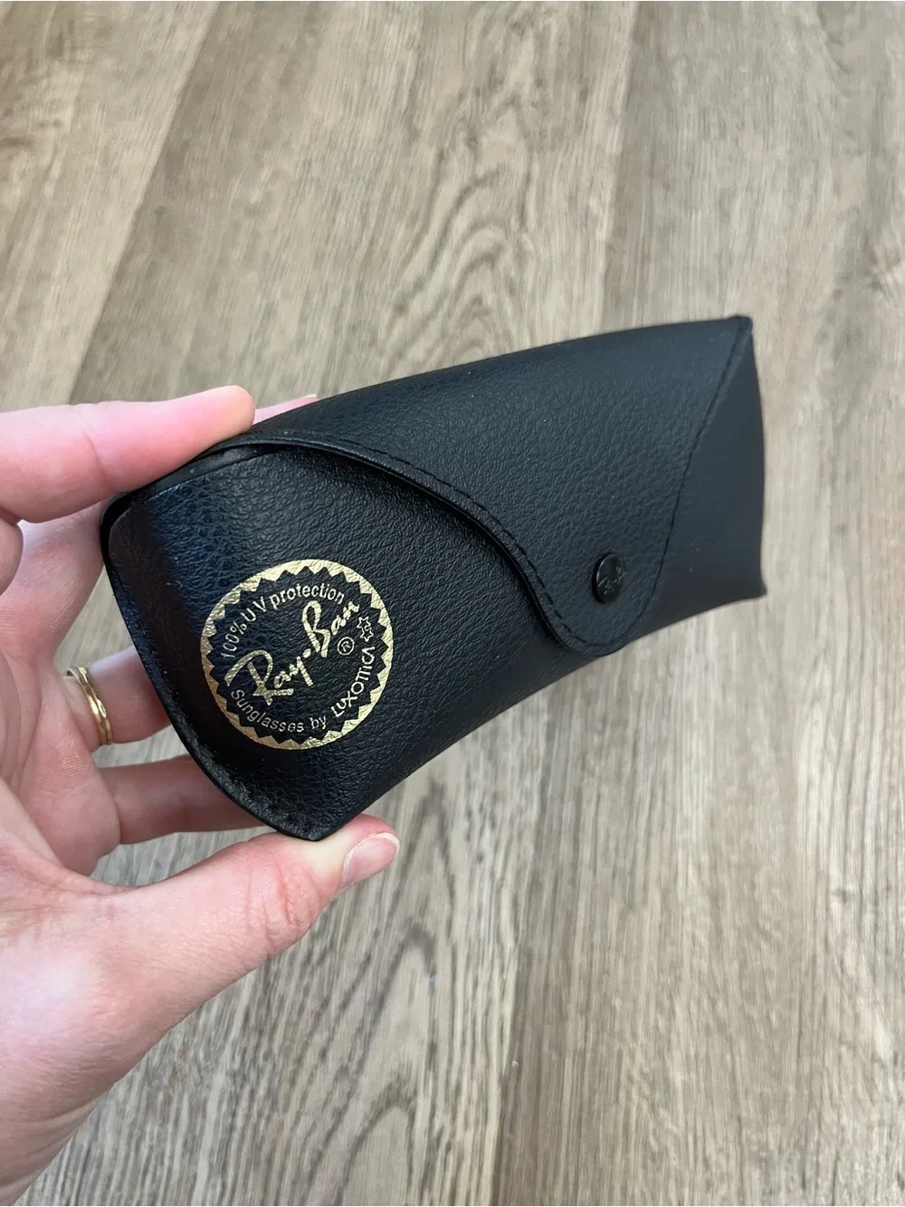 Ray-Ban Hexagonal lenses Gold Frame Sunglasses